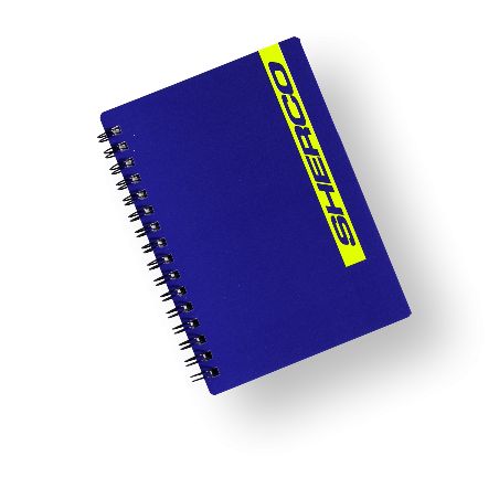 Carnet Spirales A4 Bleu SHERCO Enduro Box