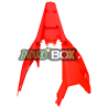 Garde Boue Arrière Rouge BETA RR 25-Auj Enduro Box