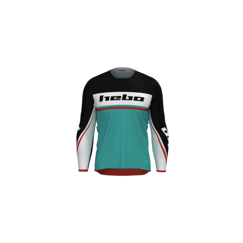 Maillot HEBO Scratch Fit Turquoise Endurobox