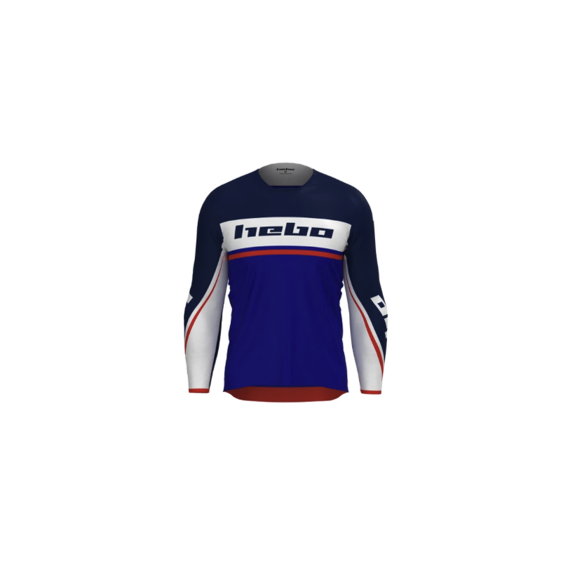 Maillot HEBO Scratch Fit Bleu Endurobox