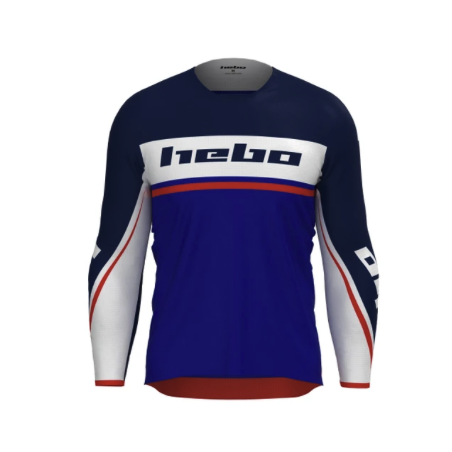 Maillot HEBO Scratch Fit Bleu Endurobox