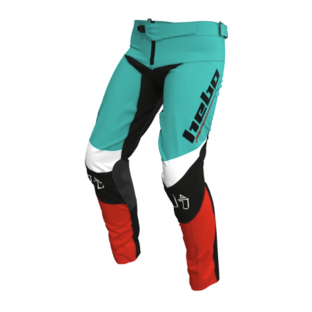 Pantalon HEBO Scratch Fit Turquoise Enduro Box