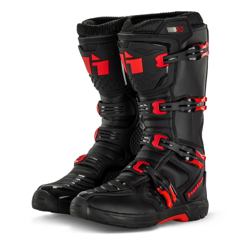 Bottes HEBO MX X1 Enduro/Motocross Rouges Endurobox