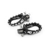 Repose Pieds S3 HardRock Aluminium Noir Beta/Rieju/Fantic/GG/Kove Enduro Box