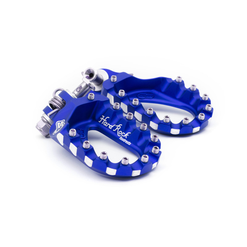 Repose Pieds S3 HardRock Aluminium Bleu Beta/Rieju/Fantic/GG/Kove Enduro Box