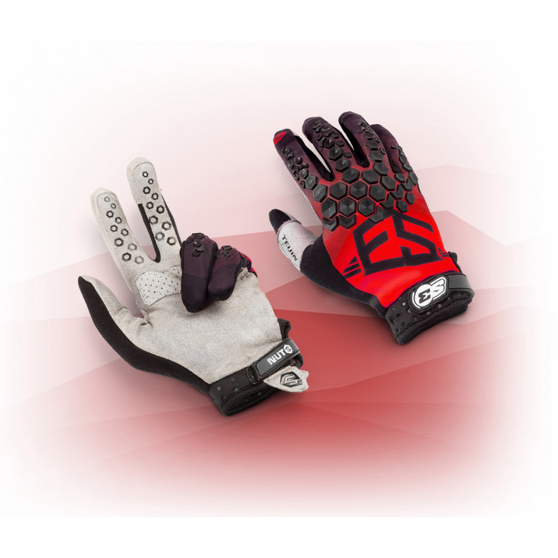 Gants S3 Nuts Hard Enduro Rouges Enduro Box