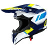 Casque AIROH Wraaap Vision Jaune/Bleu Endurobox