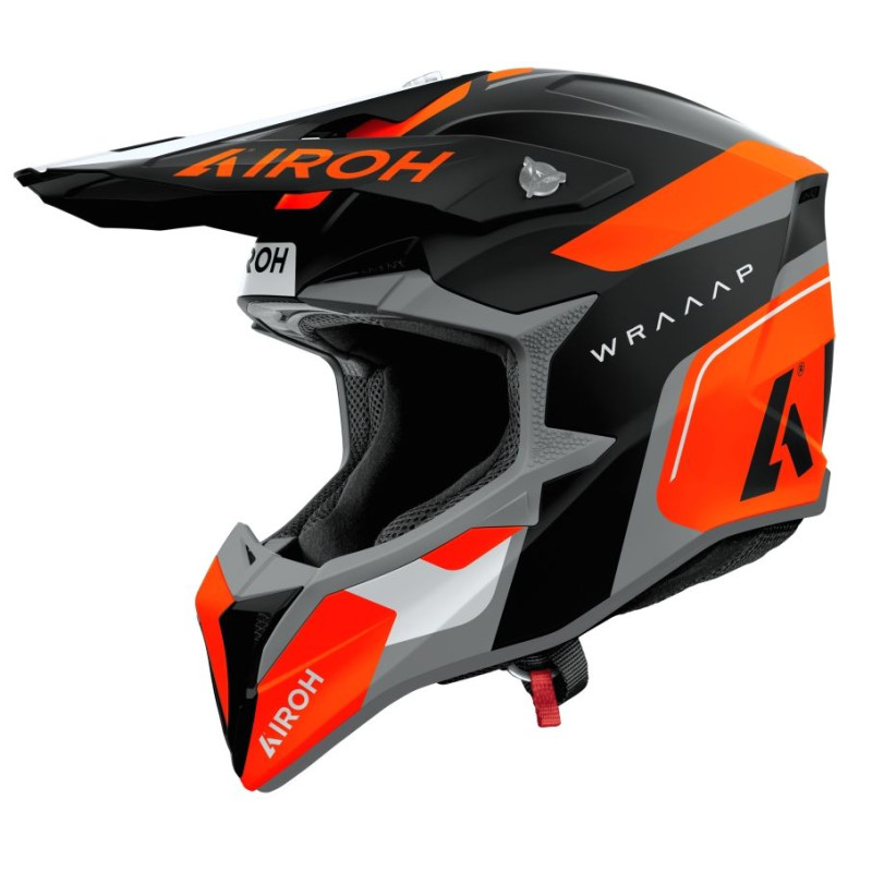 Casque AIROH Wraaap Conquer Orange Endurobox