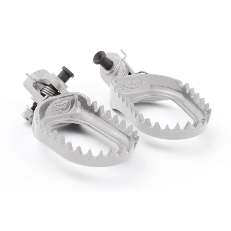 Repose Pieds S3 Punk Acier Silver Beta/GG/HVA/KTM Enduro Box