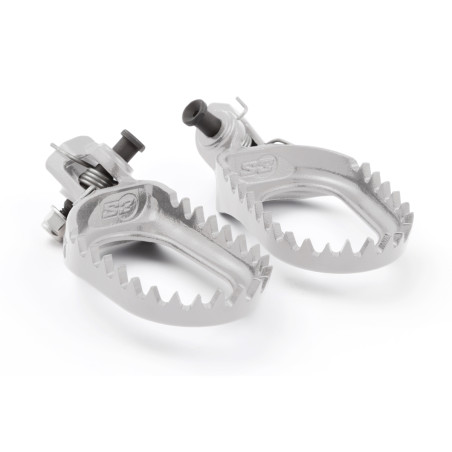 Repose Pieds S3 Punk Acier Silver Beta/GG/HVA/KTM Enduro Box