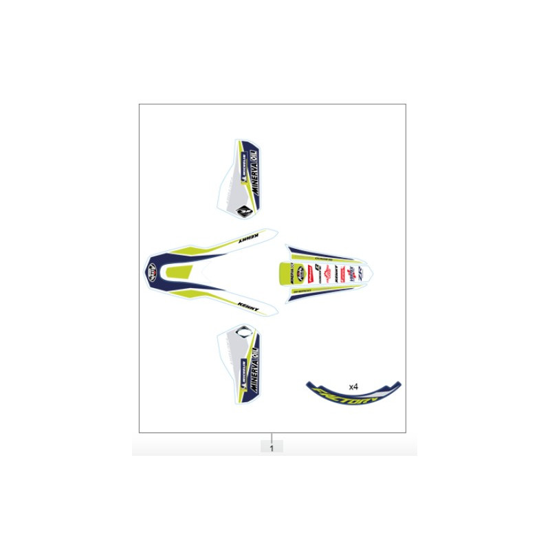 Kit Deco SHERCO Factory 2020 Enduro Box
