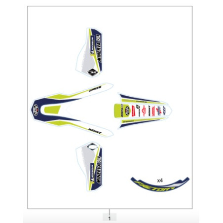 Kit Deco SHERCO Factory 2020 Enduro Box