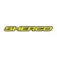 Autocollant SHERCO 10cm Blanc Enduro Box