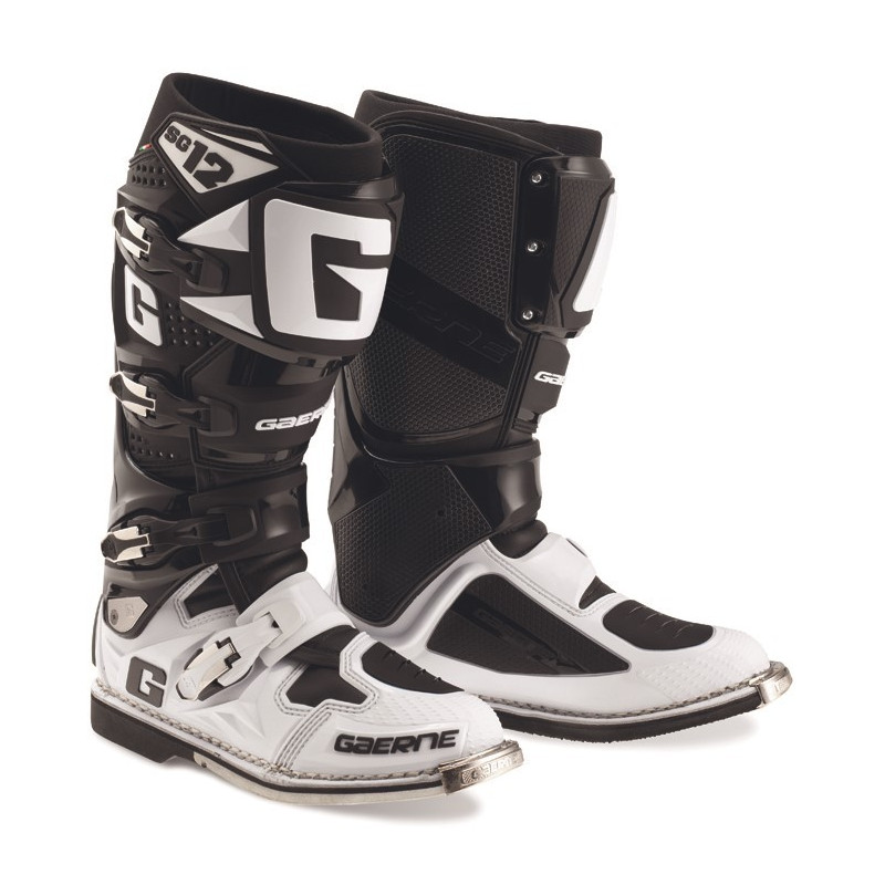 Bottes GAERNE SG12 Noires/Blanches Enduro Box