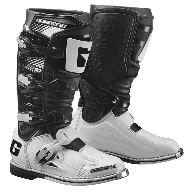 Bottes GAERNE SG10 Noires/Blanches Enduro Box