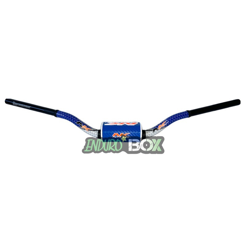 Guidon R121 NEKEN Enduro Blanc/Bleu Enduro Box