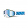Lunettes 100% Racecraft 2 Hyperloop Ecran Irridium Bleu Enduro Box