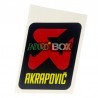 Autocollant Silencieux Akrapovic SHERCO Enduro Box