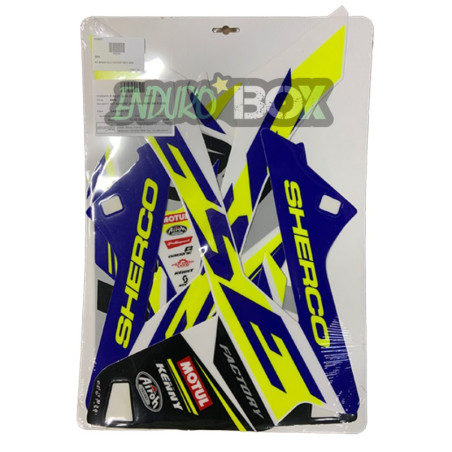 Kit déco Factory SM R SHERCO 50cc 14-Auj