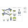 Kit déco Factory SM SHERCO 50cc 18-19 Enduro Box