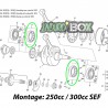 Roulement de Vilebrequin SHERCO 4 Tps 04-13 et SE 14-Auj Enduro Box