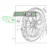 Axe de Roue Avant SHERCO Enduro Box