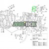 Entretoise Support Protection de Pignon SHERCO 250cc/300cc SE/SEF 08-Auj Enduro Box