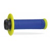 Poignées 708 PRO GRIP Bleues/Jaunes Fluo Enduro Box