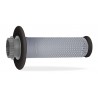 Poignées 708 PRO GRIP Noires/Grises Fluo Enduro Box