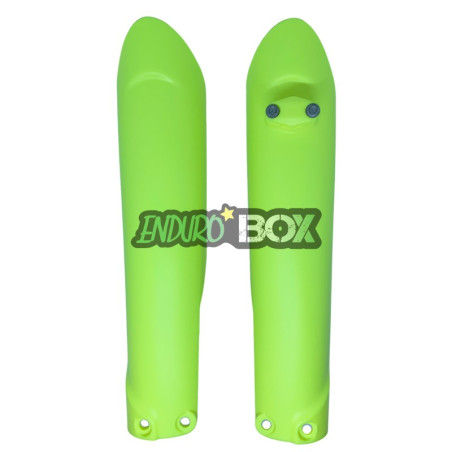 Protections Tube de Fourche Kayaba et Xplor POLISPORT Sherco Jaunes Fluo Enduro Box
