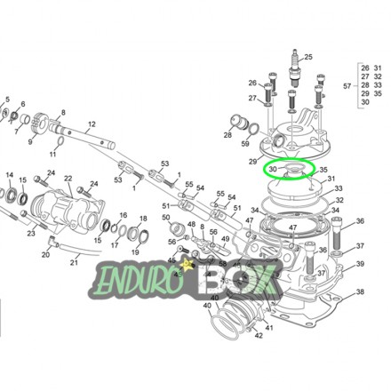Joint Dome de Culasse SHERCO 14-15 Enduro Box