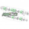 Cage à Aiguille Plastique Boite de Vitesse SHERCO 250/300cc SE et 450/500 SEF 04-Auj Enduro Box