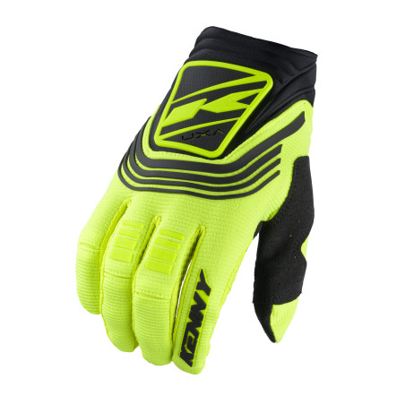 Gants KENNY Titanium Jaunes Fluo Enduro Box