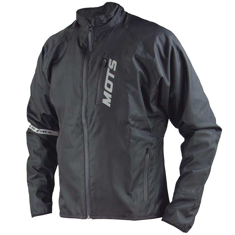 Veste de Pluie MOTS Noire Enduro Box