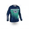 Maillot S3 PARTS Neon Turquoise Enduro Box