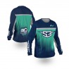 Maillot S3 PARTS Neon Turquoise Enduro Box