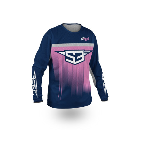 Maillot S3 PARTS Neon Rose Enduro Box
