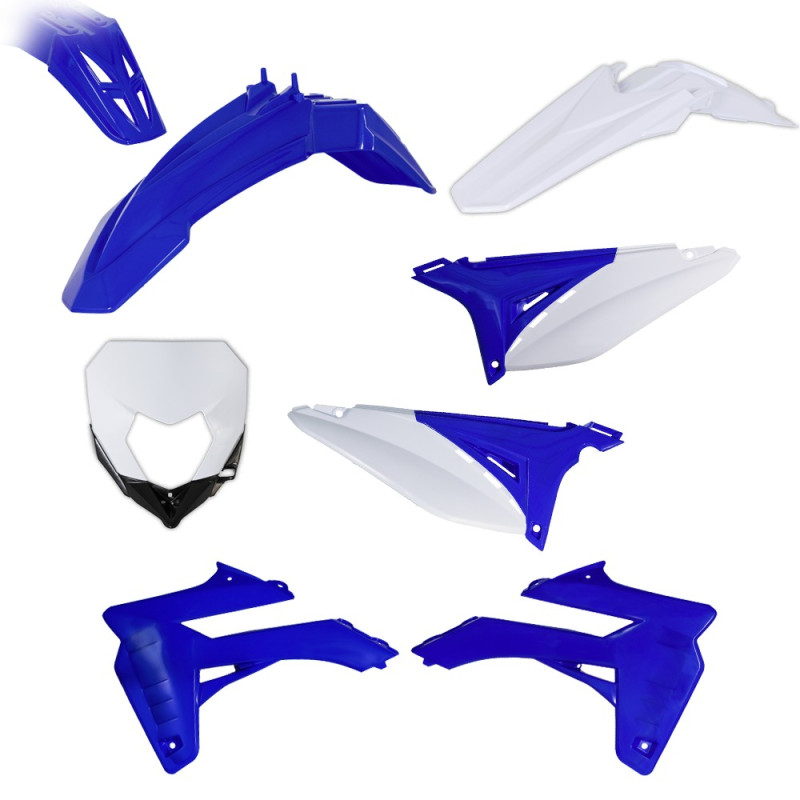 Kit Plastique Complet Bleu SHERCO 50cc SM 15-Auj Enduro Box