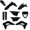 Kit Plastique Complet Noir SHERCO 125cc 4T SM 23-Auj Enduro Box