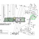 Guide Durite Supérieur SHERCO 24-Auj Enduro Box