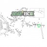Entretoise Axe de Béquille SHERCO 50cc 06-Au Enduro Box