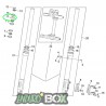 Cache Poussière Roulement Colonne  SHERCO 50cc SE-SM-R 10-Auj Enduro Box