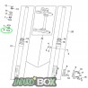 Anneau Roulement Colonne SHERCO 50cc SE-SM-R 03-Auj Enduro Box