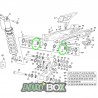 Roulement Interne Bras Oscillant SHERCO 24-Auj Enduro Box 