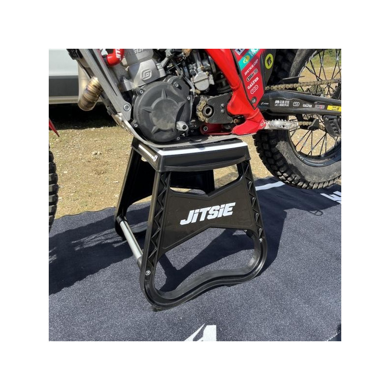 Support moto JITSIE Plastique Noir Enduro Box