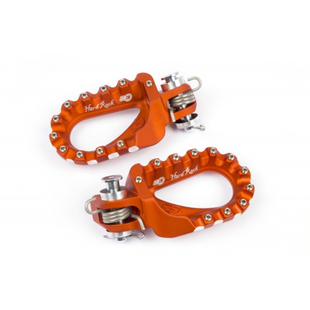 Repose Pieds S3 HardRock Aluminium Orange Enduro Box
