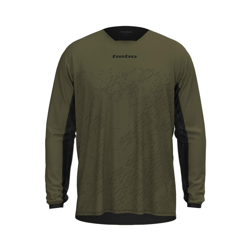 Maillot HEBO Scratch Xtrem kaki Enduro Box