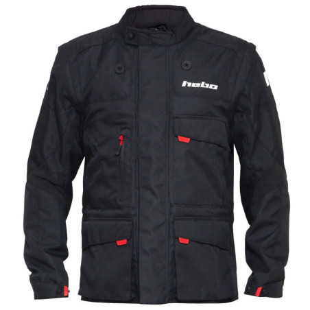 Veste HEBO Cross-Over Noire Enduro Box