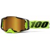 Lunettes 100% Armega Jaunes Fluo Ecran Mirror Gold Enduro Box