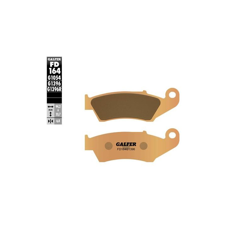 Plaquettes de Frein Avant GALFER G1396 Sintered Beta/GasGas/Rieju/Yam Enduro Box